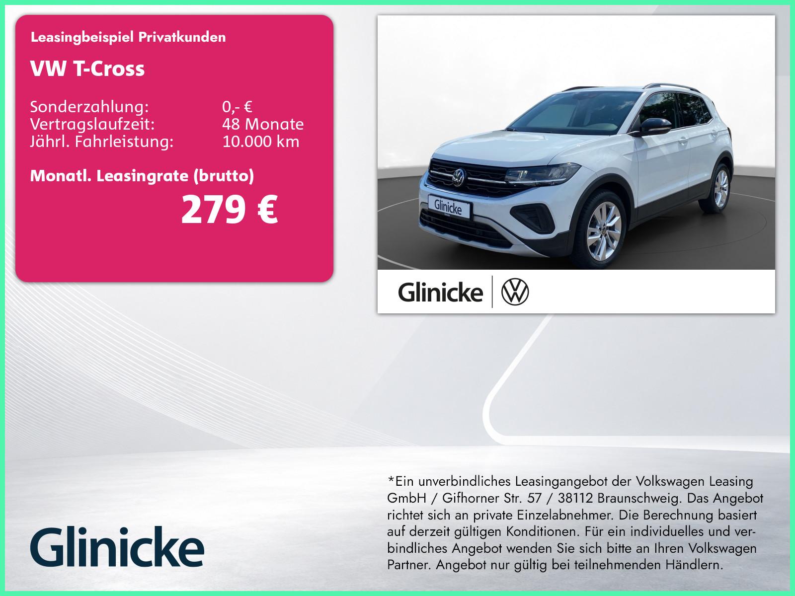 Volkswagen T-Cross 1.0 TSI Goal DSG AHK LED Navi Sitzh. ACC