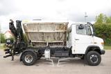 Mercedes-Benz Vario 816D mit Ladekran 3 Sitzer Standheizung HI - Mercedes-Benz Diesel Koffer 816 d