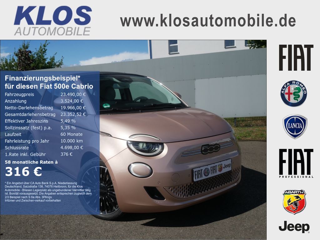 Image of Fiat 500e
