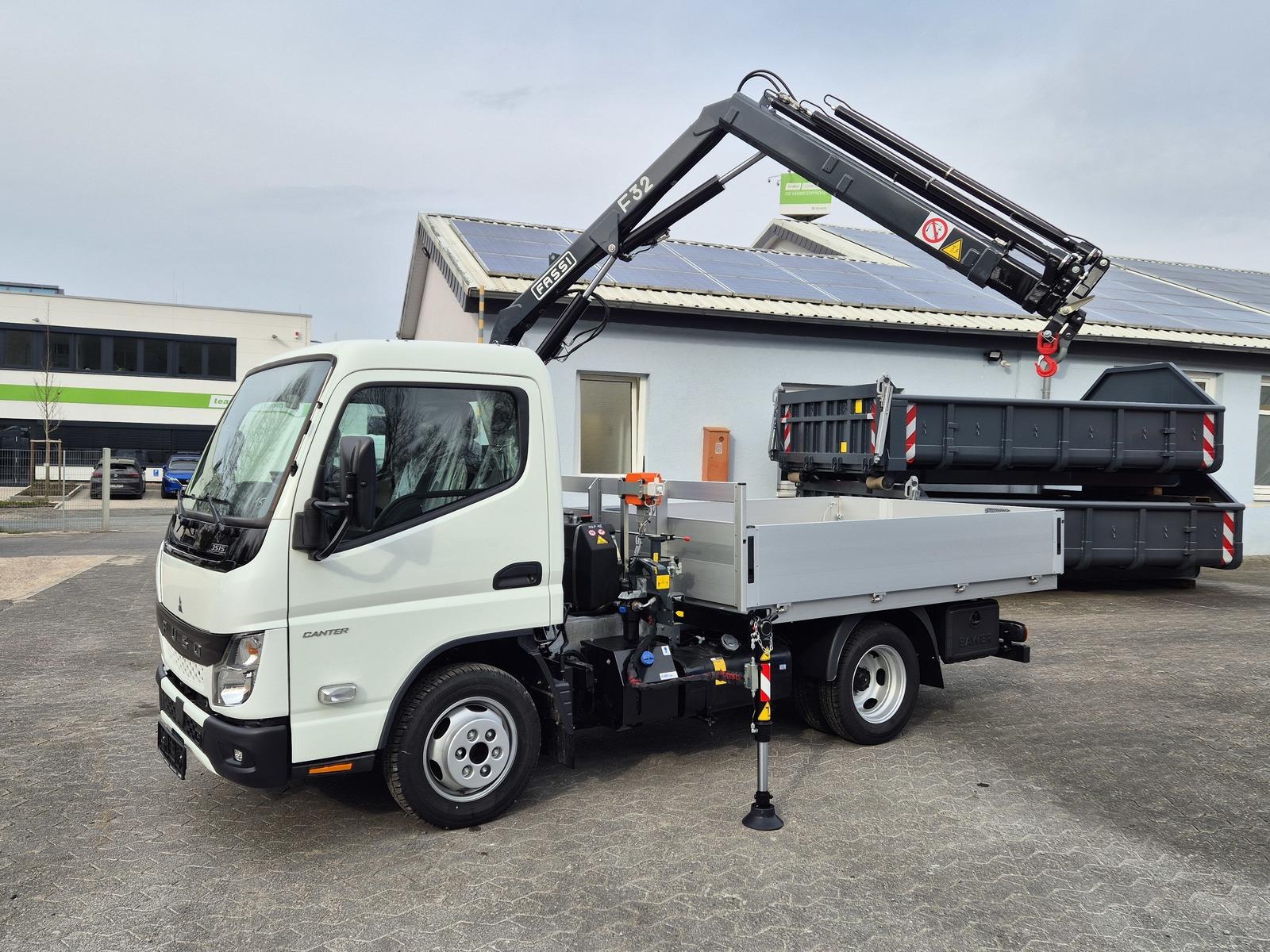 FUSO 3S15 Alu Pritsche 2.80 Ladekran Funk sofort verf