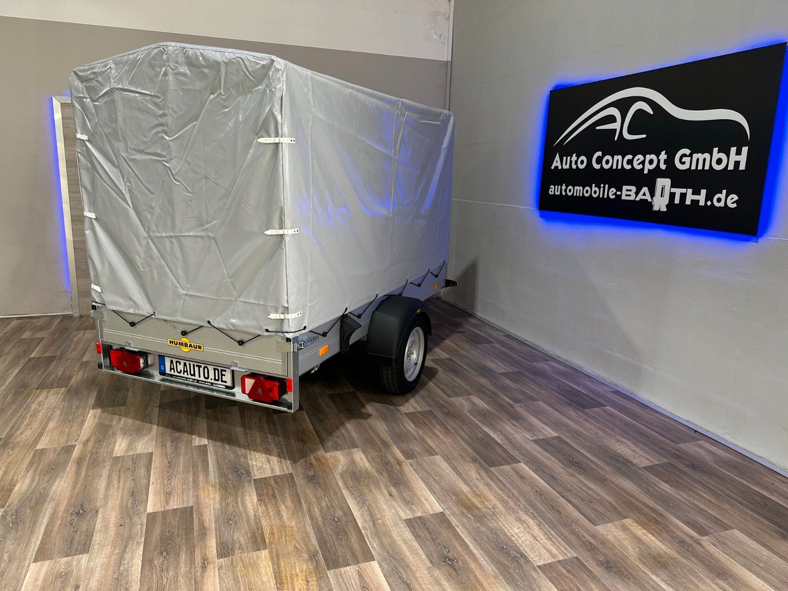 Fahrzeugabbildung Humbaur Startrailer H 132513 Plane& Spriegel 1500mm grau