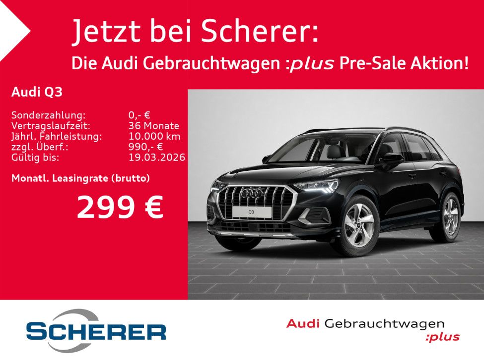Audi Q3 SUV advanced 35 TDI S tronic KAMERA INTERFACE