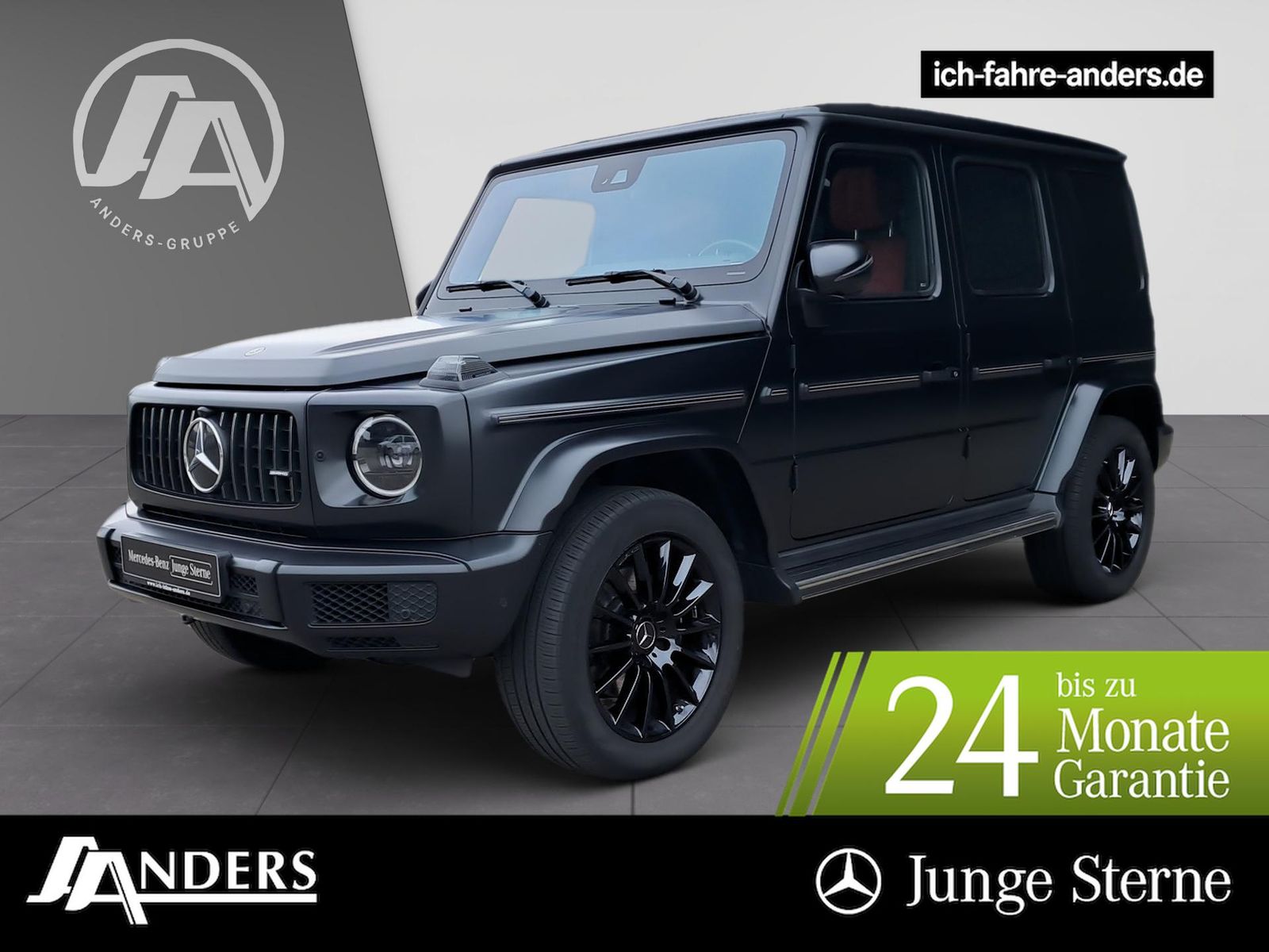 MERCEDES-BENZ G 500 AMG+StdHzg.+Distr.+Schiebed.+Night+Burmest