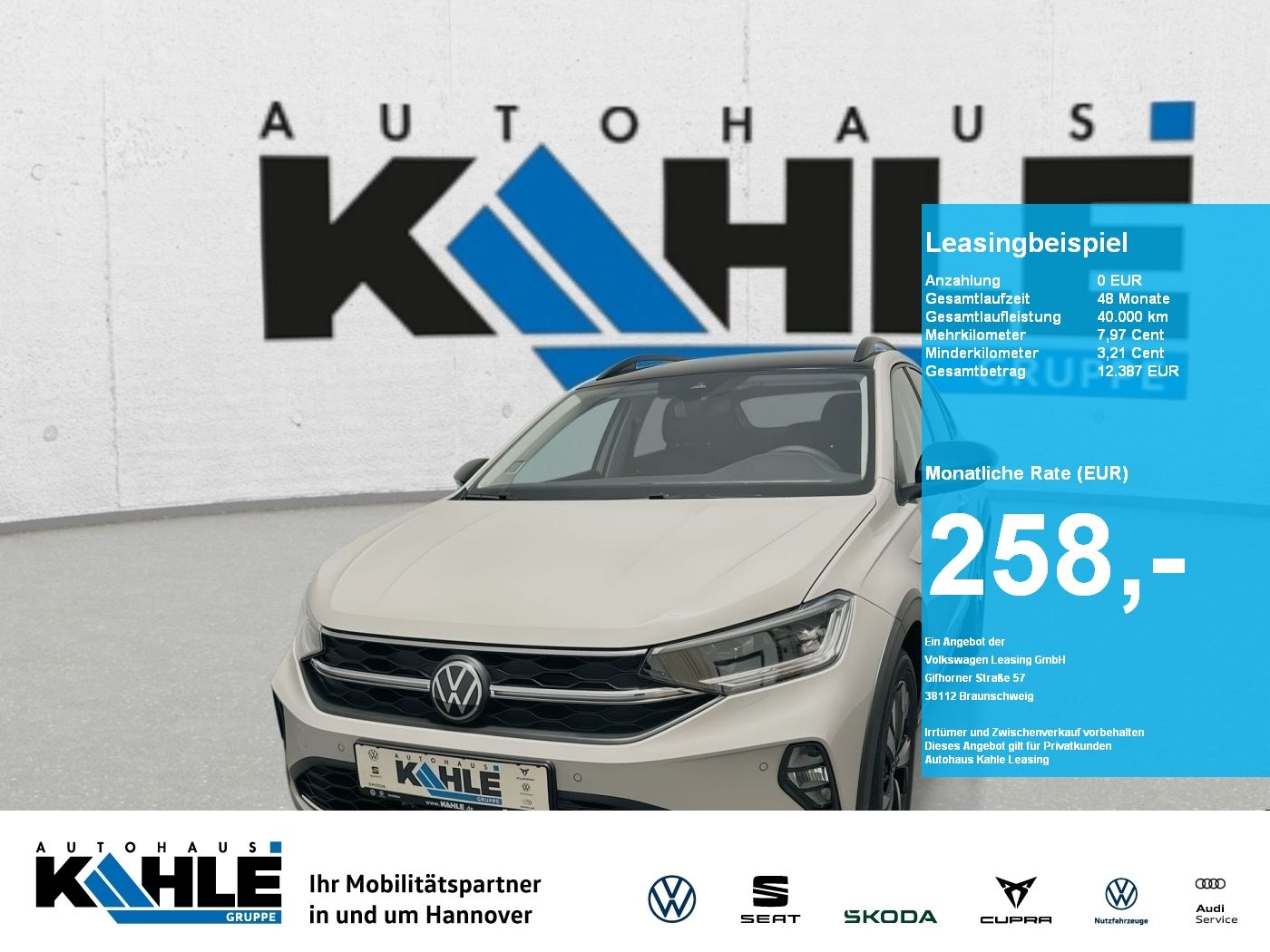 Volkswagen Taigo Style 1.0 l TSI DSG OPF Black AHK RFK