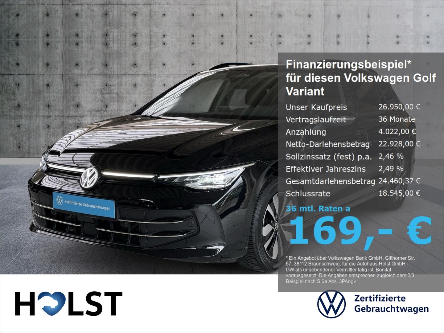 Volkswagen Golf Variant VIII 1.5TSI GOAL AHK GJR LED ACC Rü