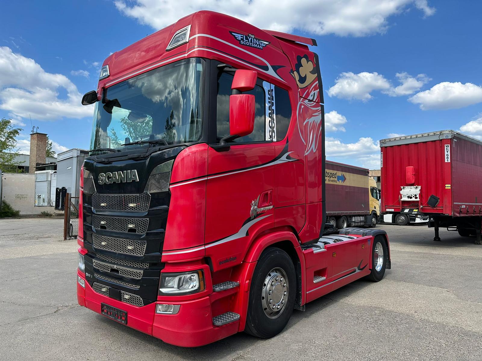 Scania S500 Standard, Full Spoiler, Standklima, Alloy w