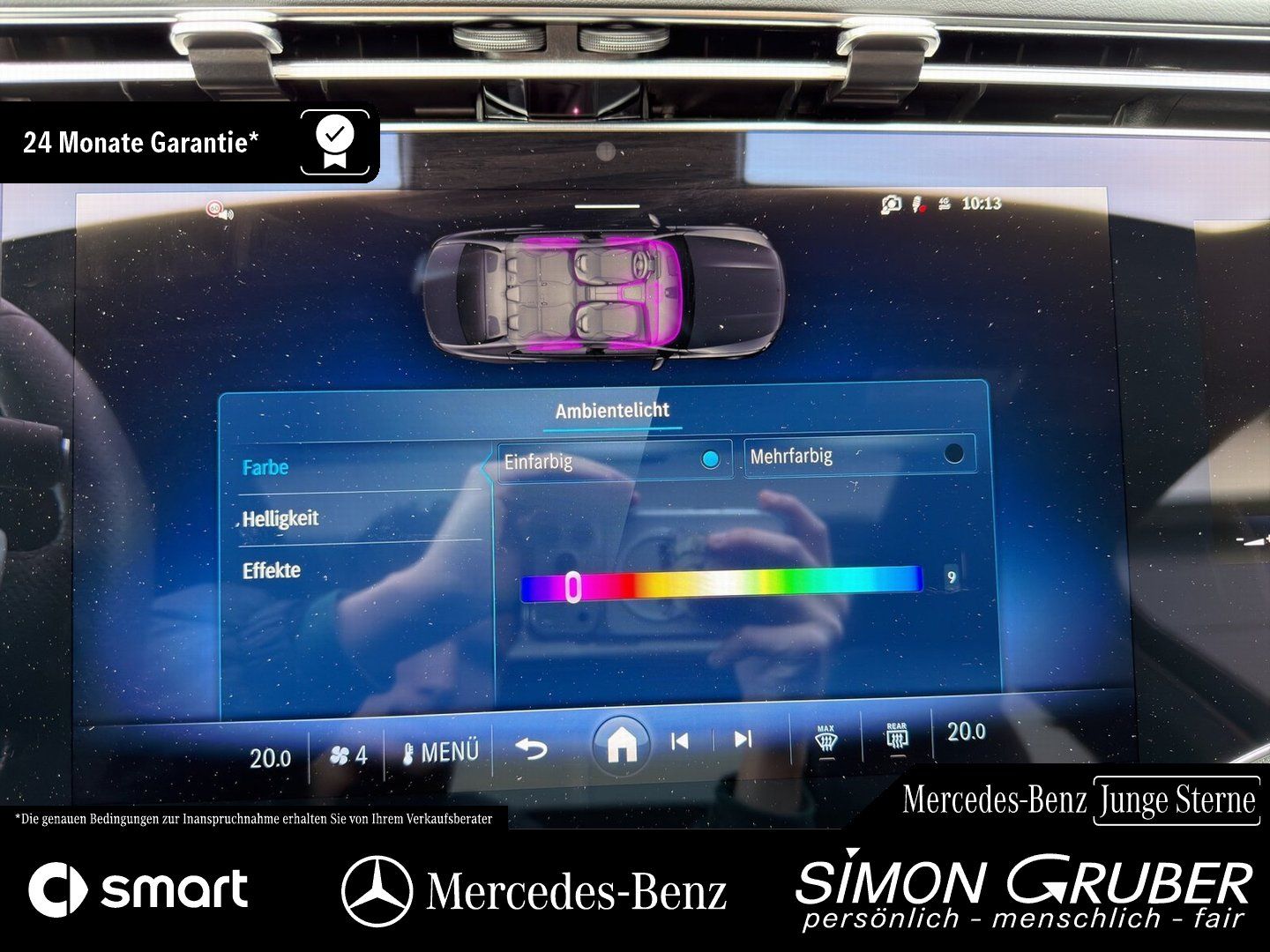 Fahrzeugabbildung Mercedes-Benz E 220 d AMG Night Pano Superscreen Burm4D 20Zoll