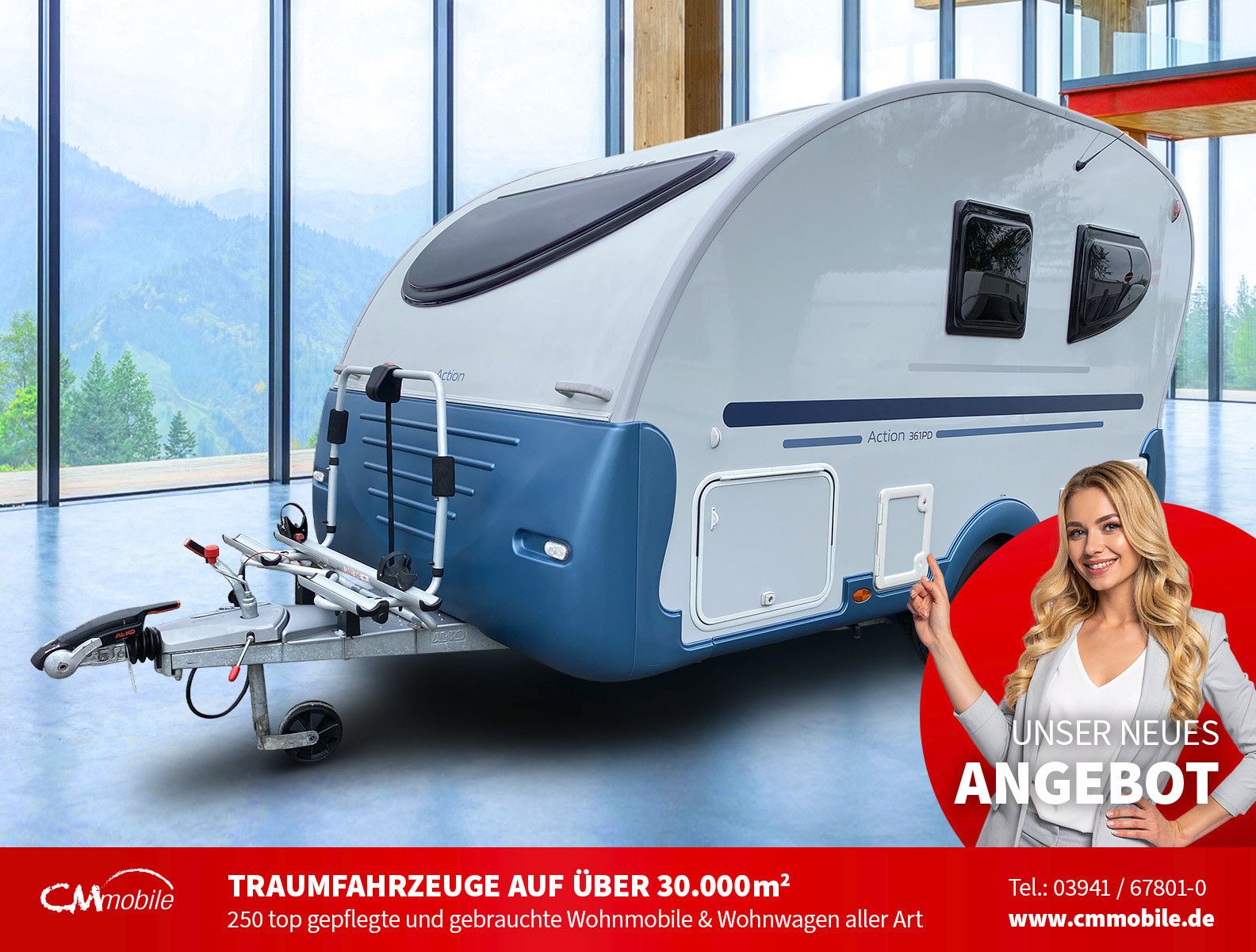 Adria
 Action 361 PD - L-Sitzgruppe - Festbett -
