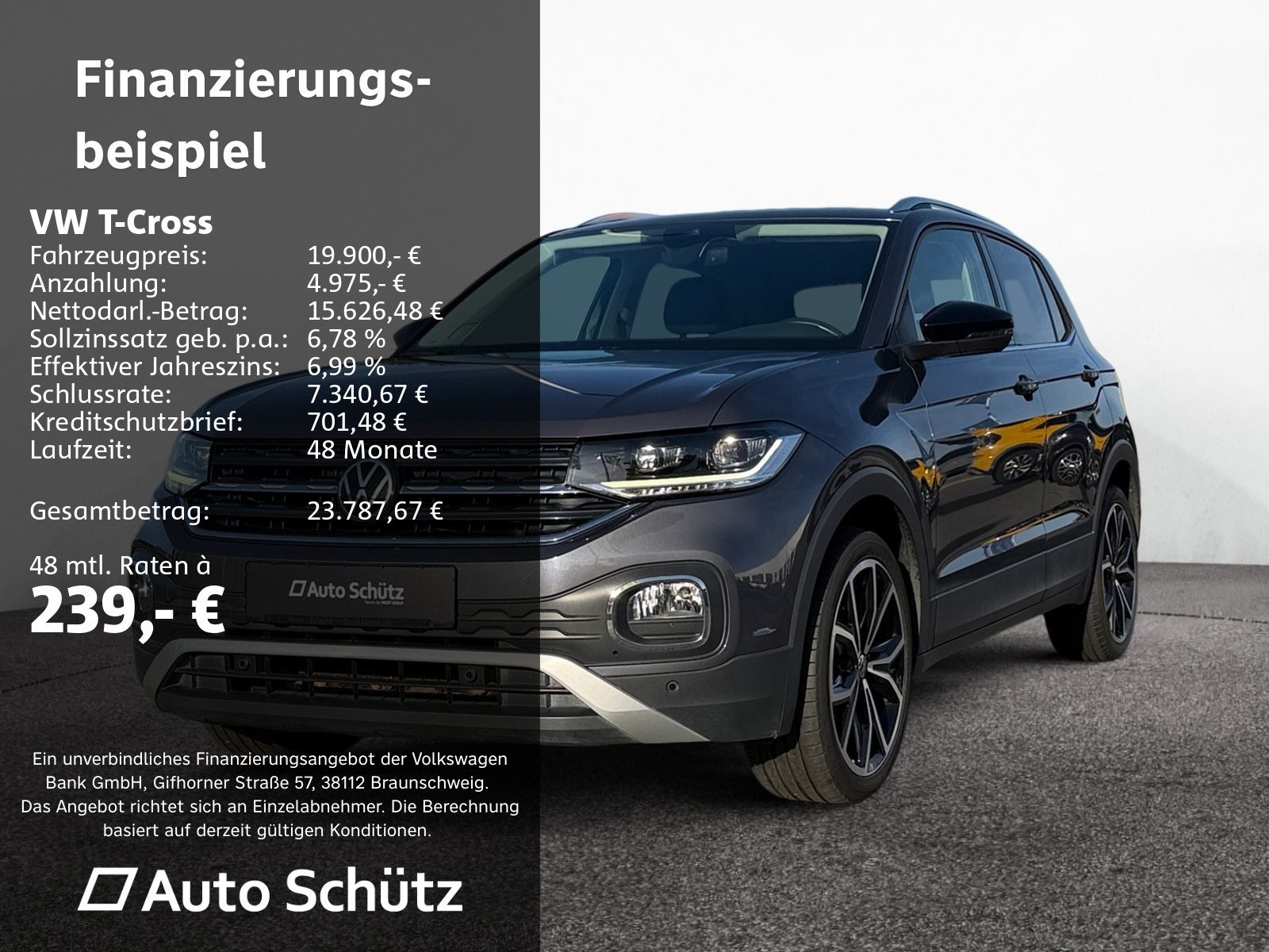 Volkswagen T-Cross 1.0 TSI Style+DSG+NAVI+RFK+LED+ACC+SHZ+P
