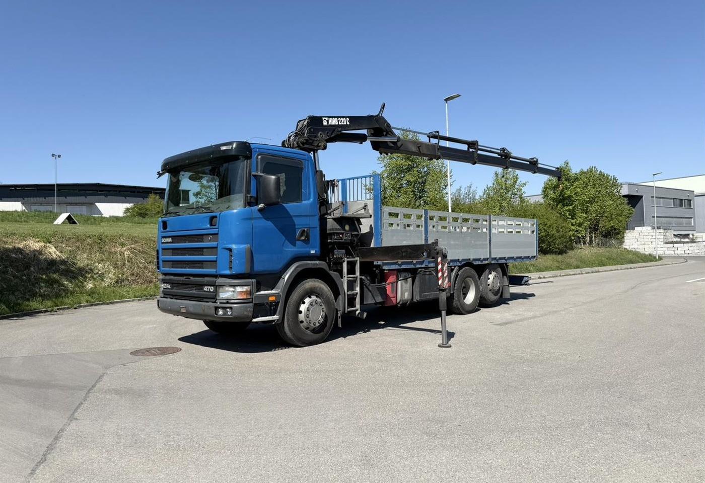 Scania R124 470PS 6x2*4 HIAB 220 C-4 / Swiss-Vehicle