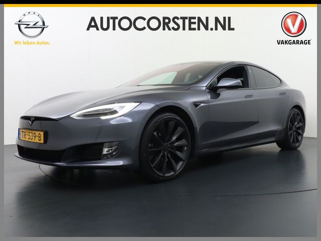 Tesla Model S 100D 100kwh accu 4wd 0-100 4.3sec. Leder