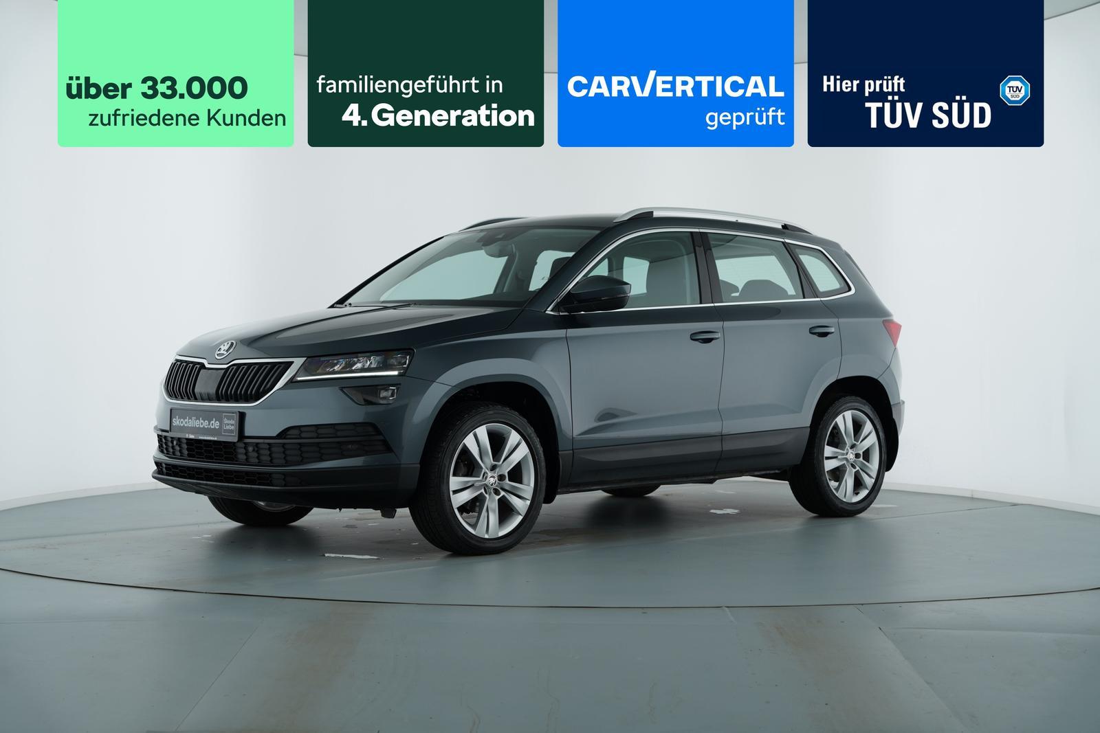 Skoda KAROQ STYLE 1.6TDI 1.HAND ANHÄNGERKUPPLUNG uvm