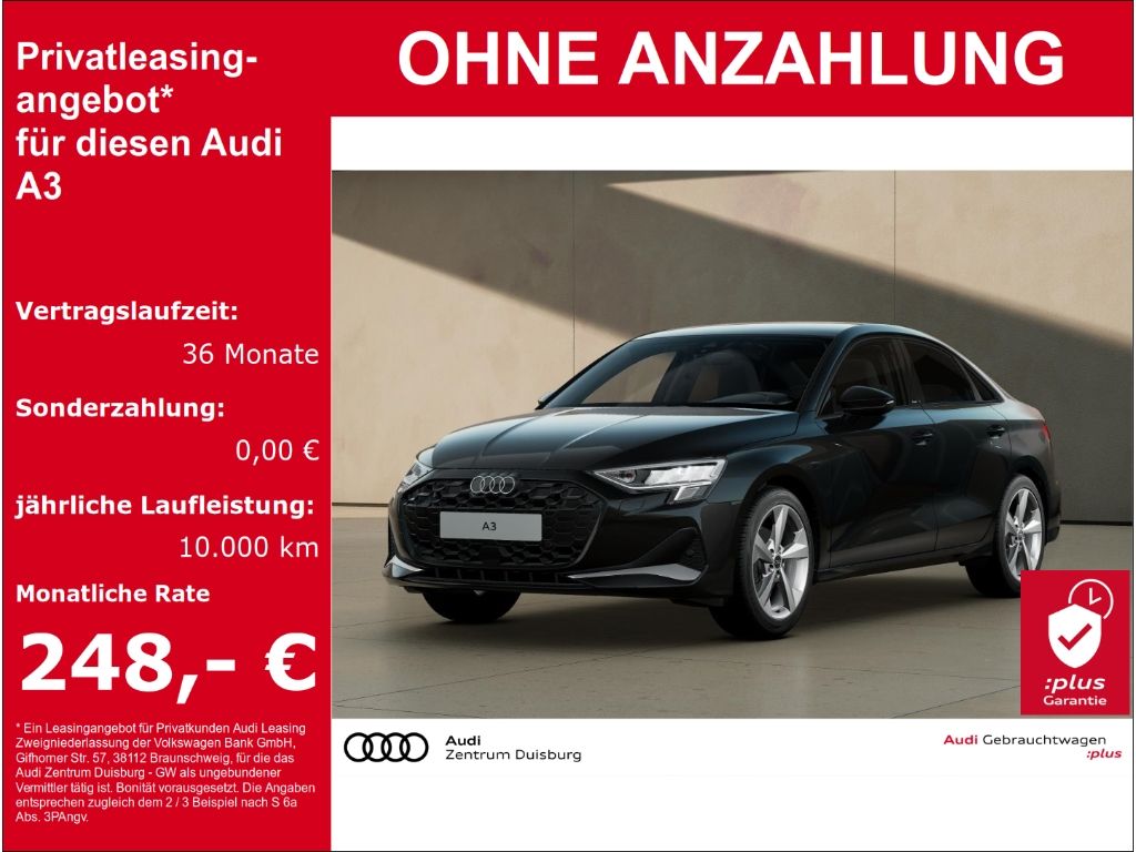 Audi A3 Limousine 30 TFSI advanced