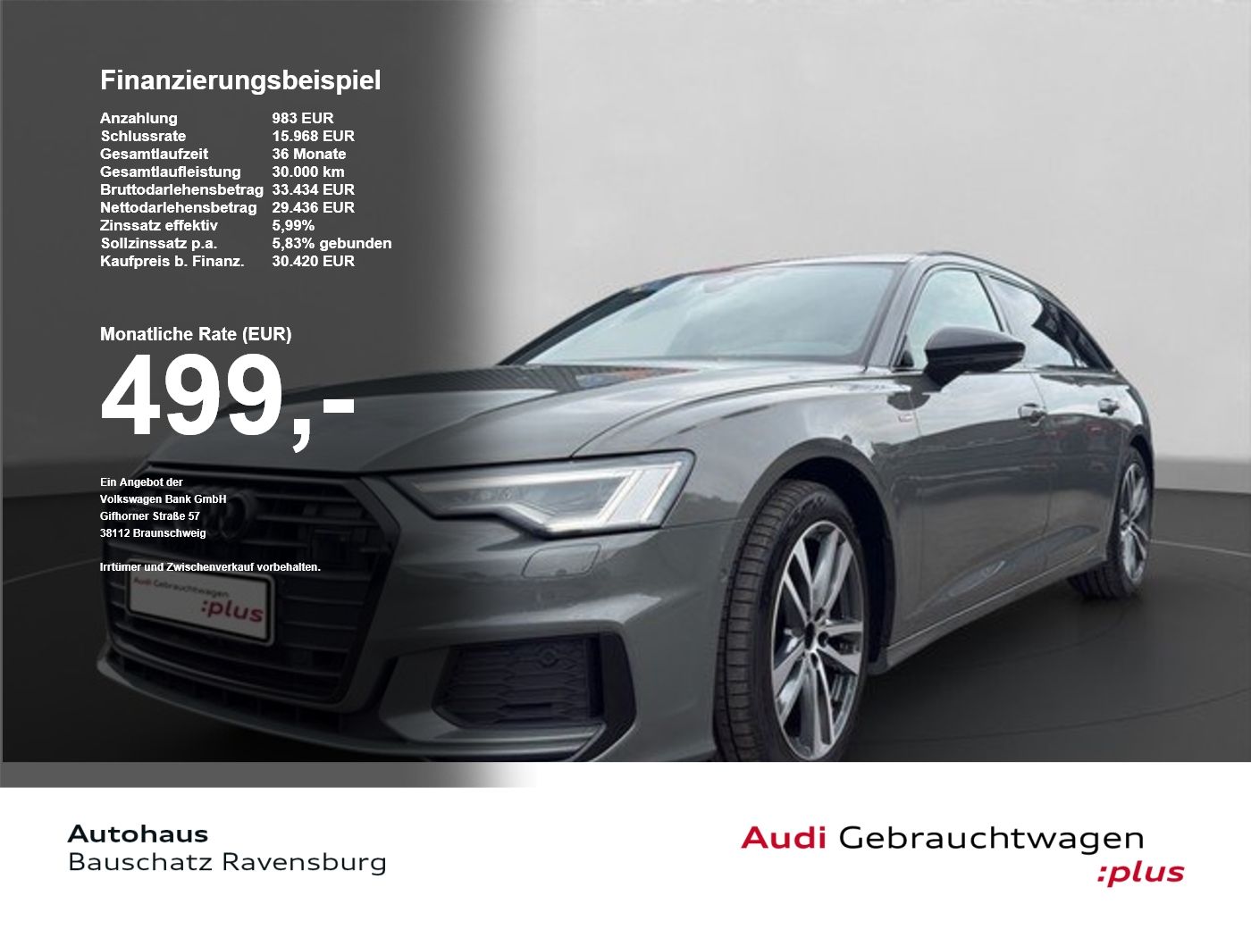 Audi A6 Avant 40 TDI design *MATRIX*PANO*RFK*SOUND* S