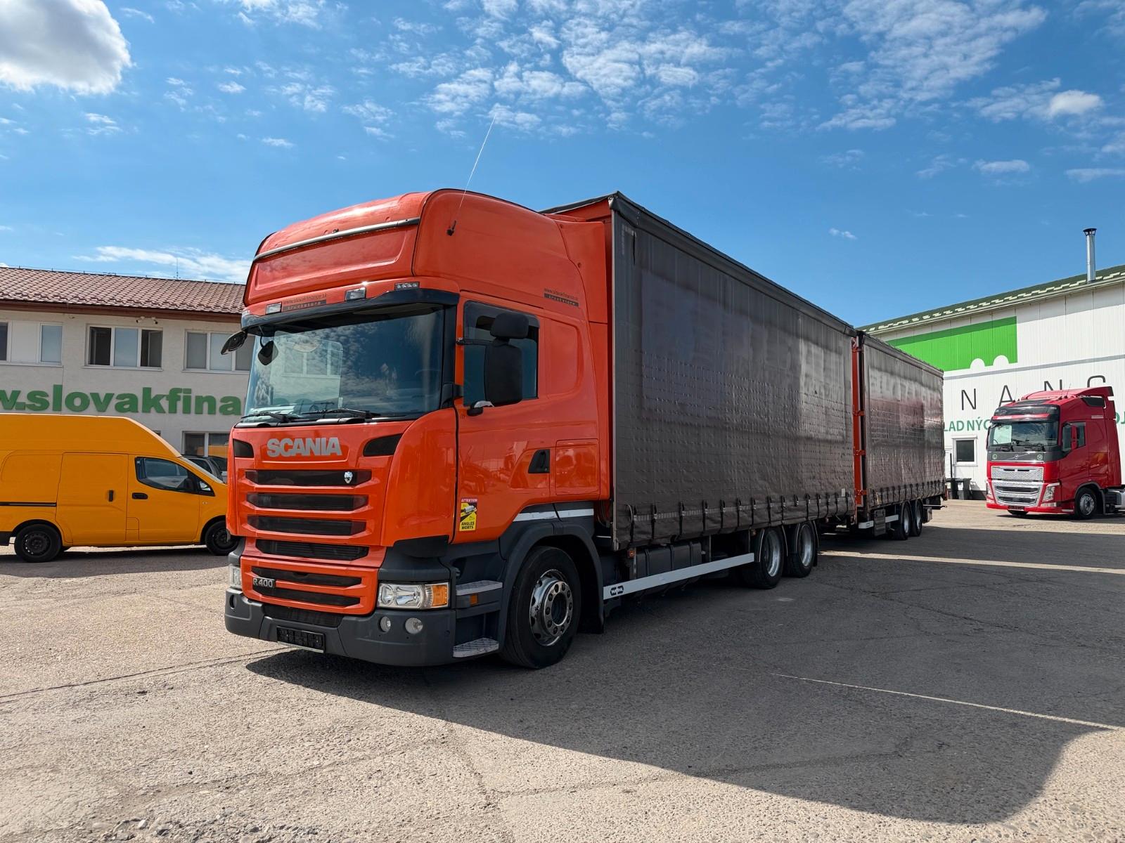 Scania R400 LOWDECK 6x2 120 m3 + VANHOOL, vin 060+956