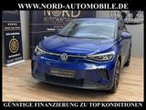 Volkswagen ID.4 Pro Automatik CCS/Wärmepumpe/AHK/19 - mit Elektro-Antrieb: Blau, Geländewagen, mit Klimaautomatik, Wärmepumpe