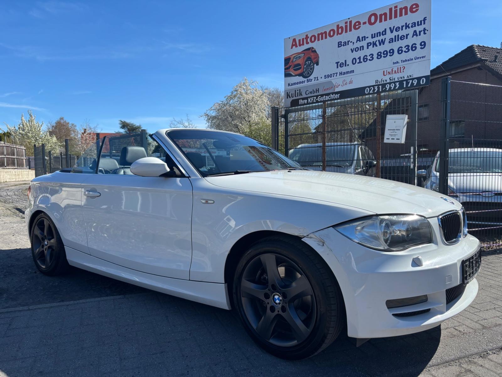 BMW 120 1 Cabrio 120i // Leder // Alu // Scheckheft