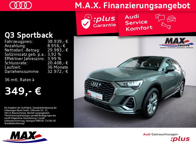 Q3 Sportback 35 TFSI S-LINE LED+KAMERA+NAVI+ALU+