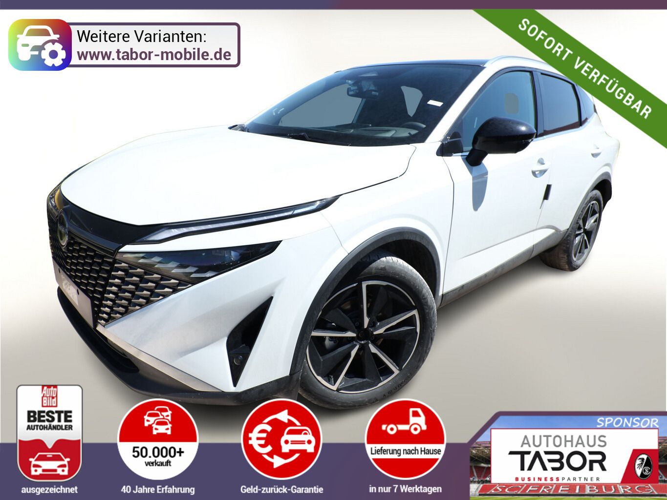 Nissan Qashqai Tekna Pano HUD el.Heckk 360° ACC SHZ Nav