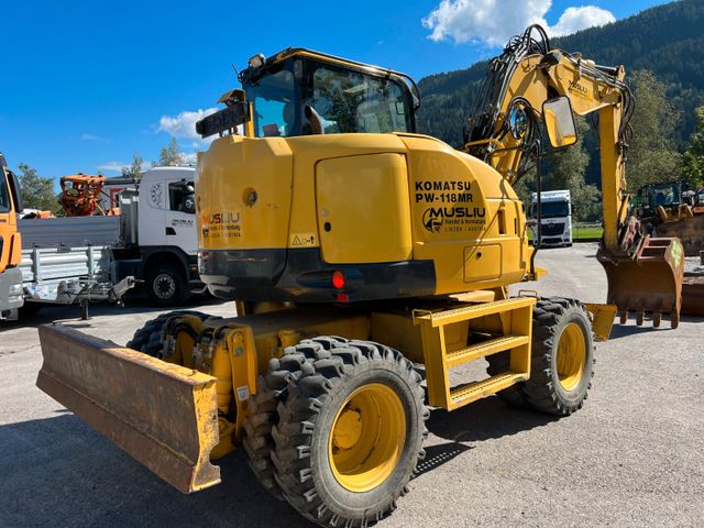 Komatsu PW118MR-8 Engl Powertilt 2x Löffel