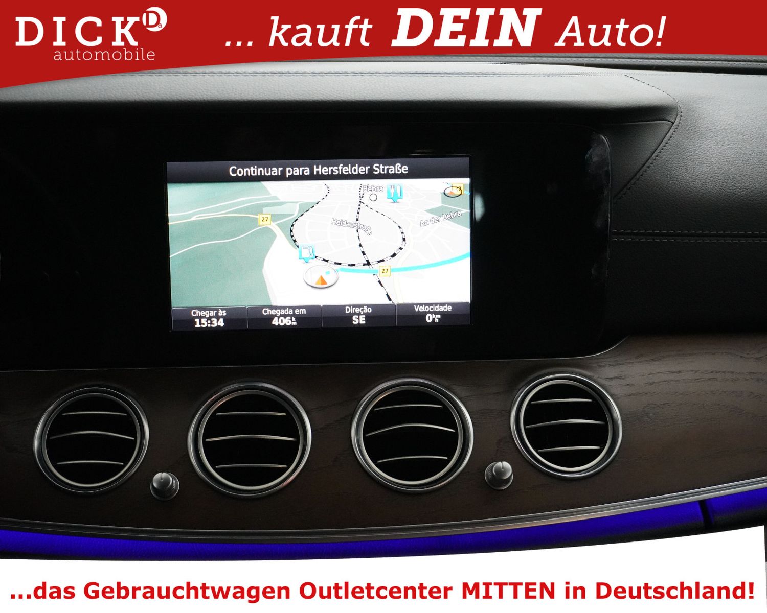 Fahrzeugabbildung Mercedes-Benz E220d 9G 2X AMG Line NIGHT+LUFT+BURMES+KAM+STDHZ