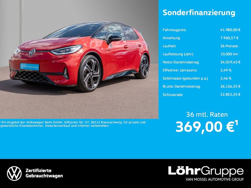 Volkswagen ID.3 GTX Performance Wärmepumpe Pano foto 1