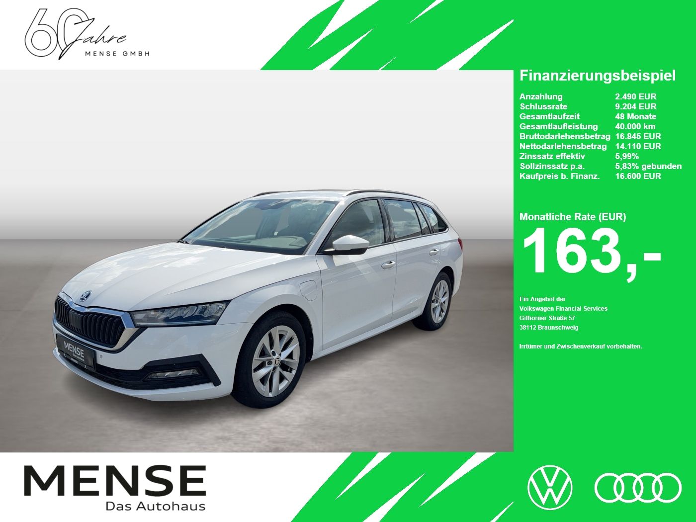 Skoda Octavia Combi 1.4l TSI iV 150kW 6-Gang-DSG LED|N