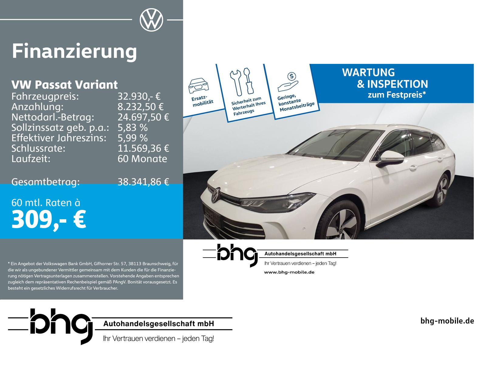 Volkswagen Passat 1.5 eTSI DSG Business AHK Massage, миниатюра 5