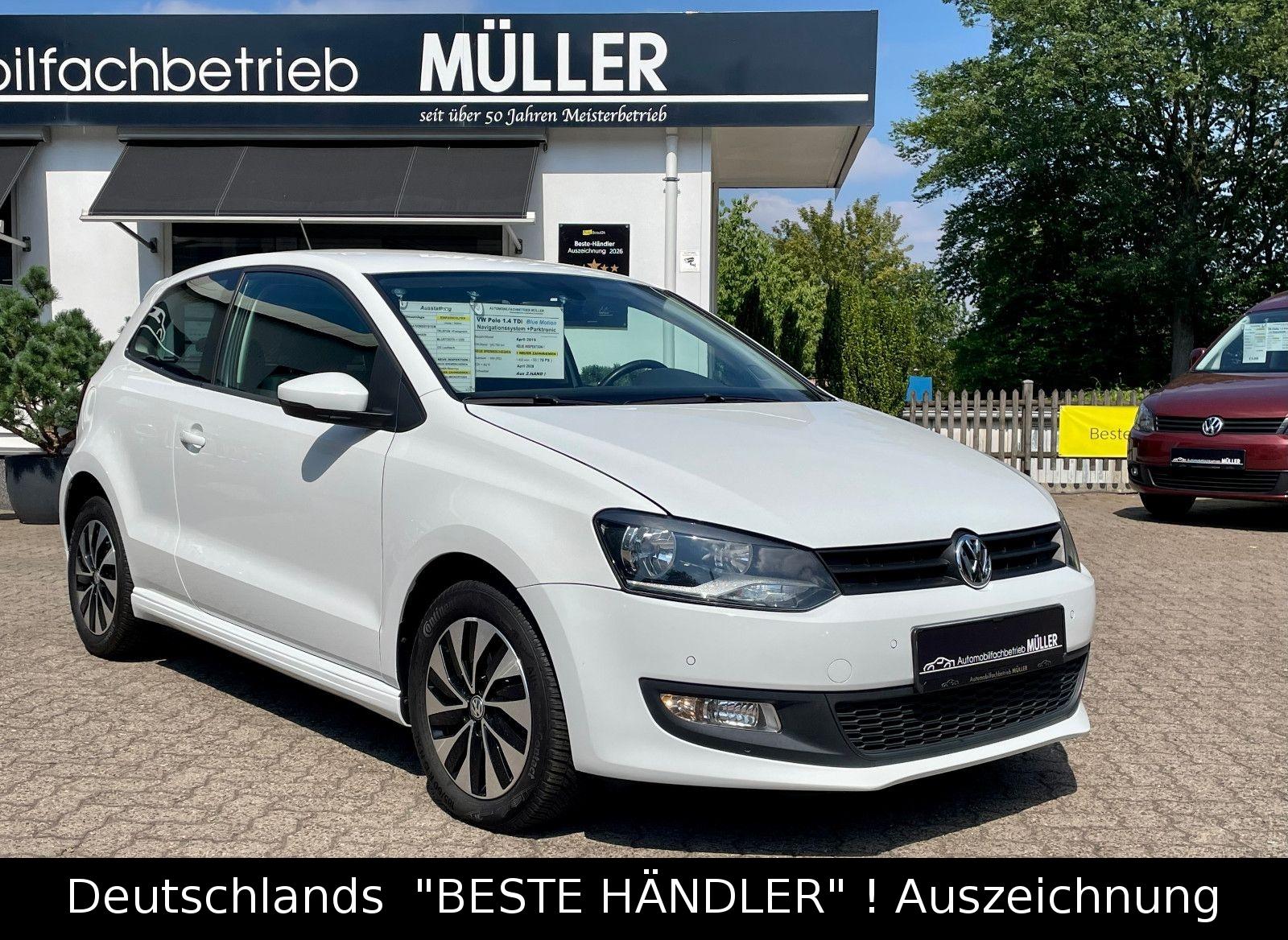 Volkswagen Polo 1.4 TDI +NAVI+2xPDC+Sitzhzg+ZAHNR.+Insp NEU