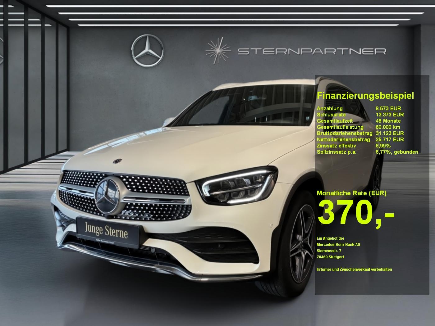 Mercedes-Benz GLC 300 4M AMG+MBUX+KAMERA+360°+AHK+NAVI+AUT+SHZ