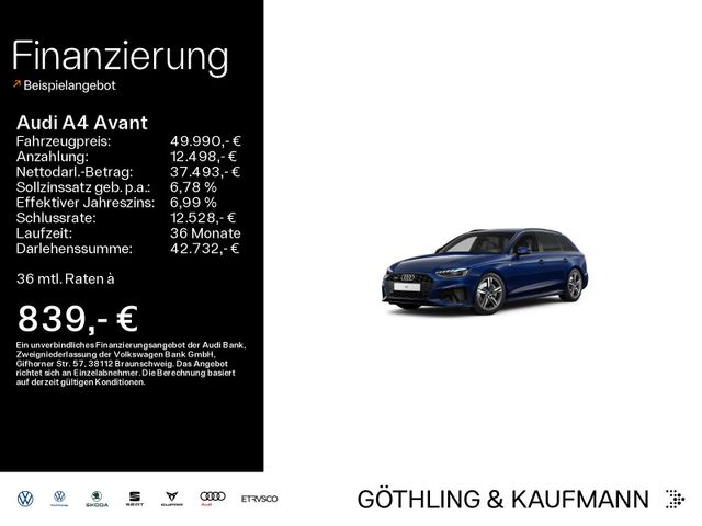 Audi A4 Avant 45 TFSI qu 2x S line S tro*Pano*LED*Vir