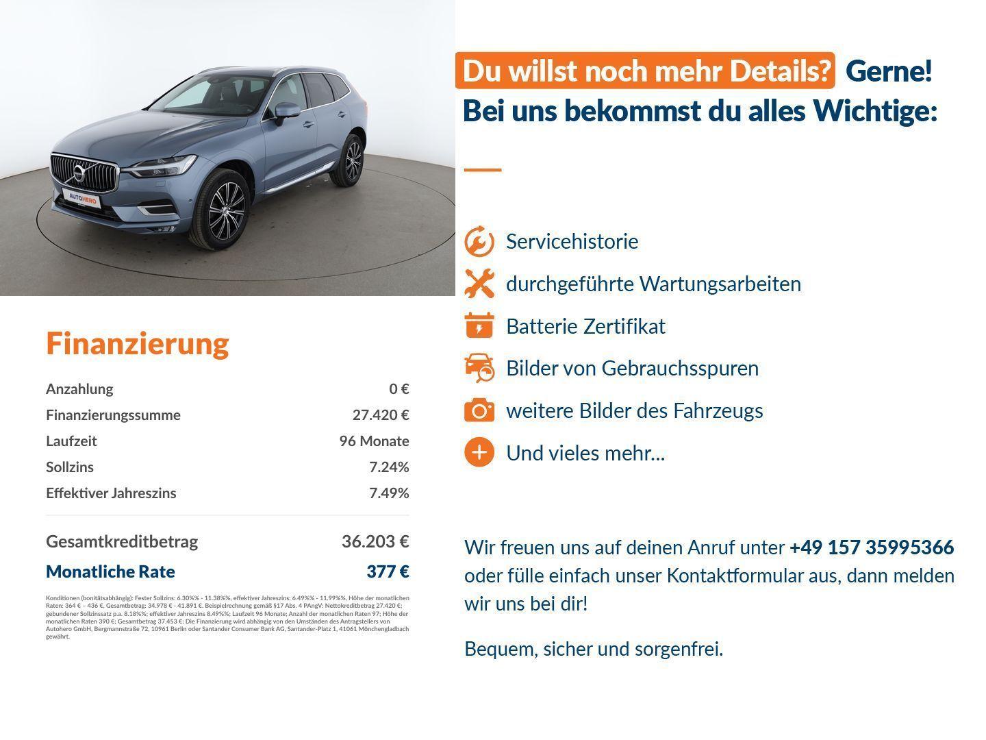 Volvo XC60 2.0 T6 Inscription AWD Aut.*NAV*HUD*ACC*CAM