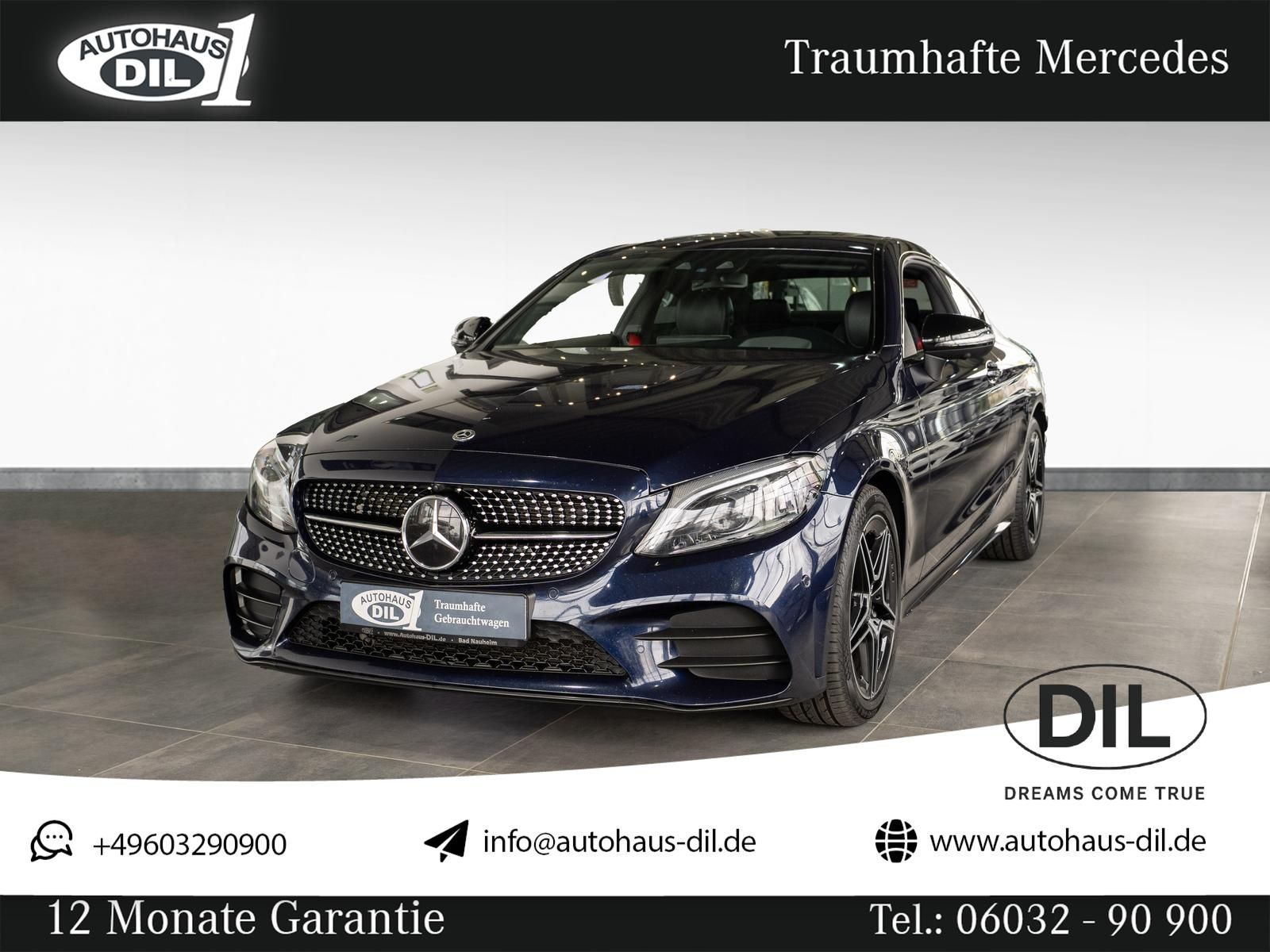 MERCEDES-BENZ C 300 d Coupe 4M 9G *AMG*BURM*V.COCKP*360°*STHZ*