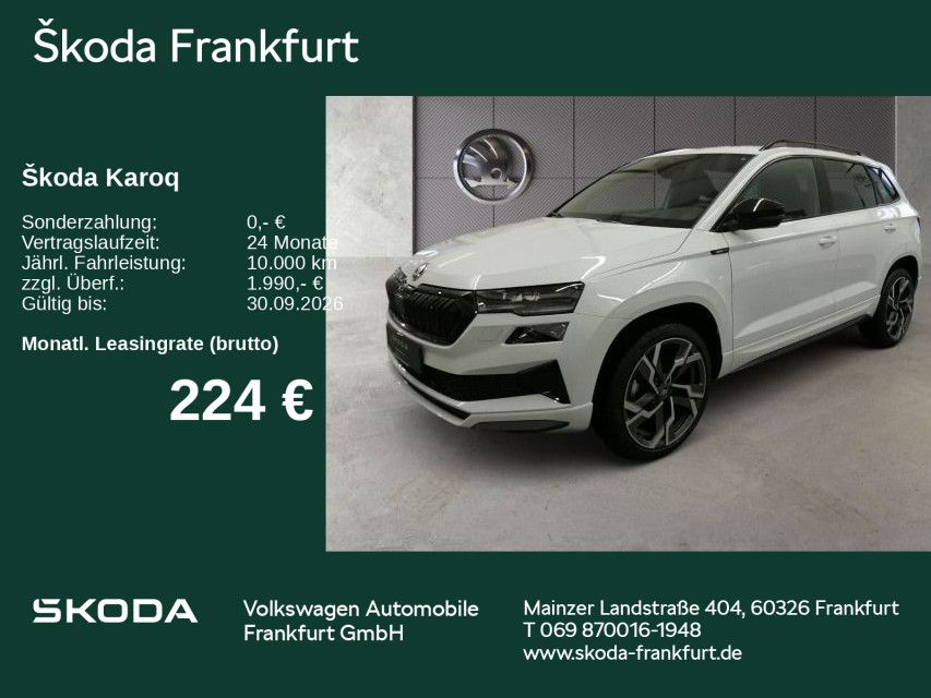 Skoda Karoq Sportline 1,5 TSI 110 kW 7-Gang-DSG