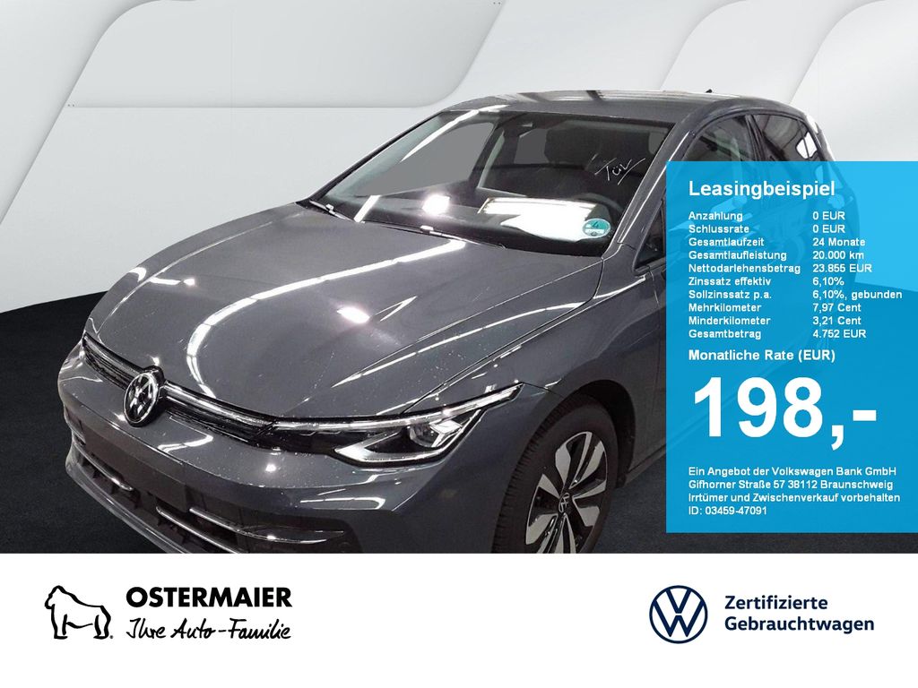 Golf VIII GOAL 1.5TSI 116PS ACC.AHK.NAVI+VC.2xPD