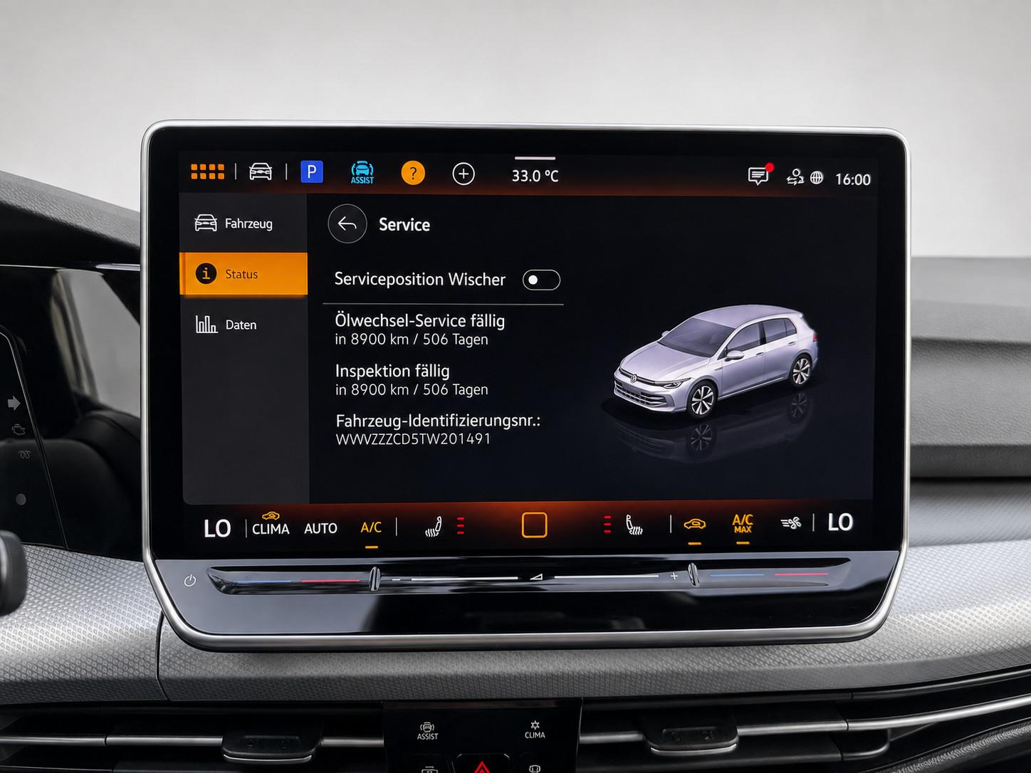 Volkswagen Golf ENERGY-KAME-VIRT-SHZ-KEYL-NAVI-LANE-CARPLAY, миниатюра 17