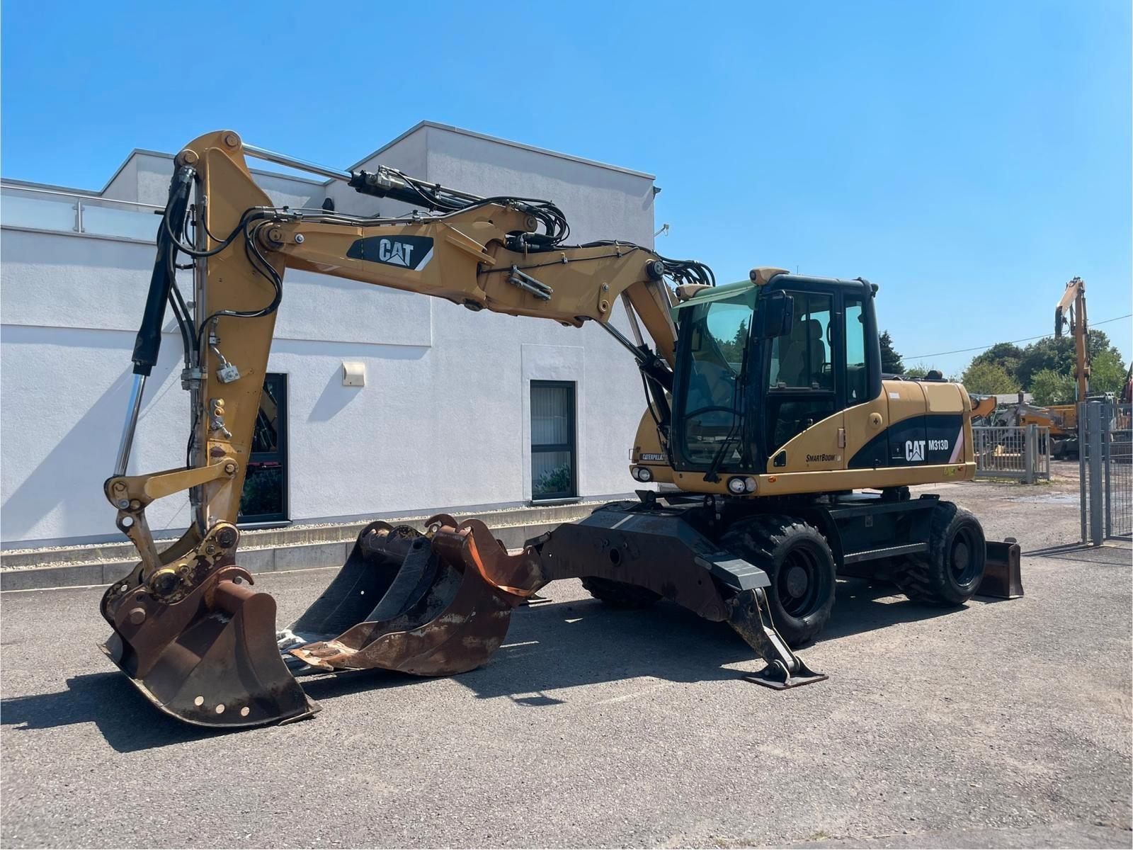 CAT M313D *Tiefl.*Grabenr.l.*Sw*Schild*Pratzen*Klima