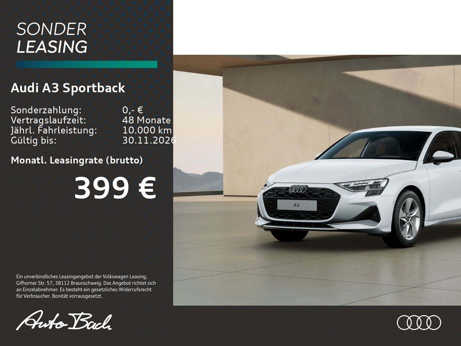 Audi A3 Sportback S line TFSI 110kW S tronic Business imagem 2