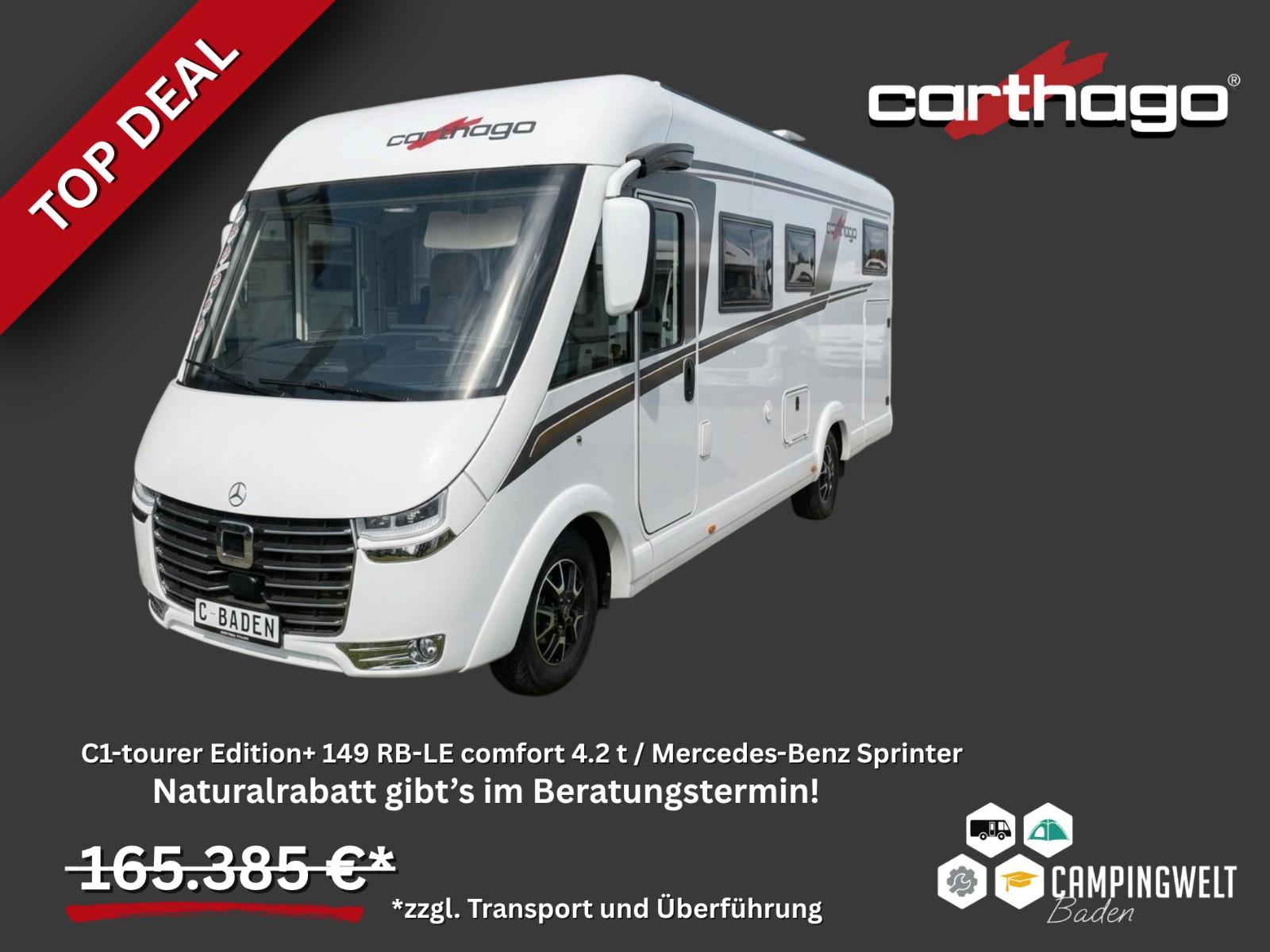 Carthago C1-tourer Edition+ 149 RB-LE Mercedes