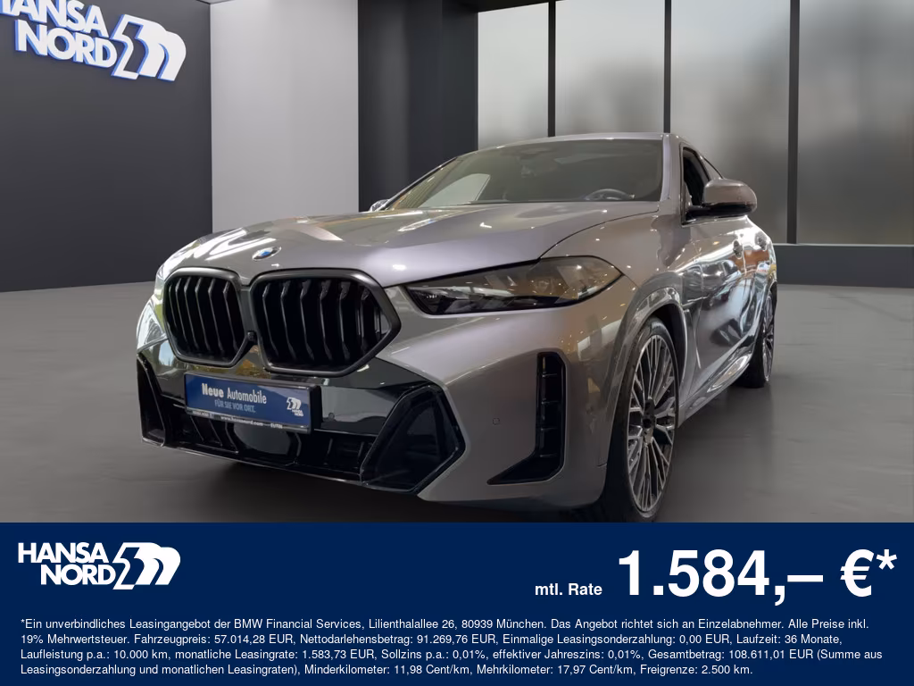 BMW X6 xDrive30d M-SPORT PANO 360° 22" H/K AHK ACC