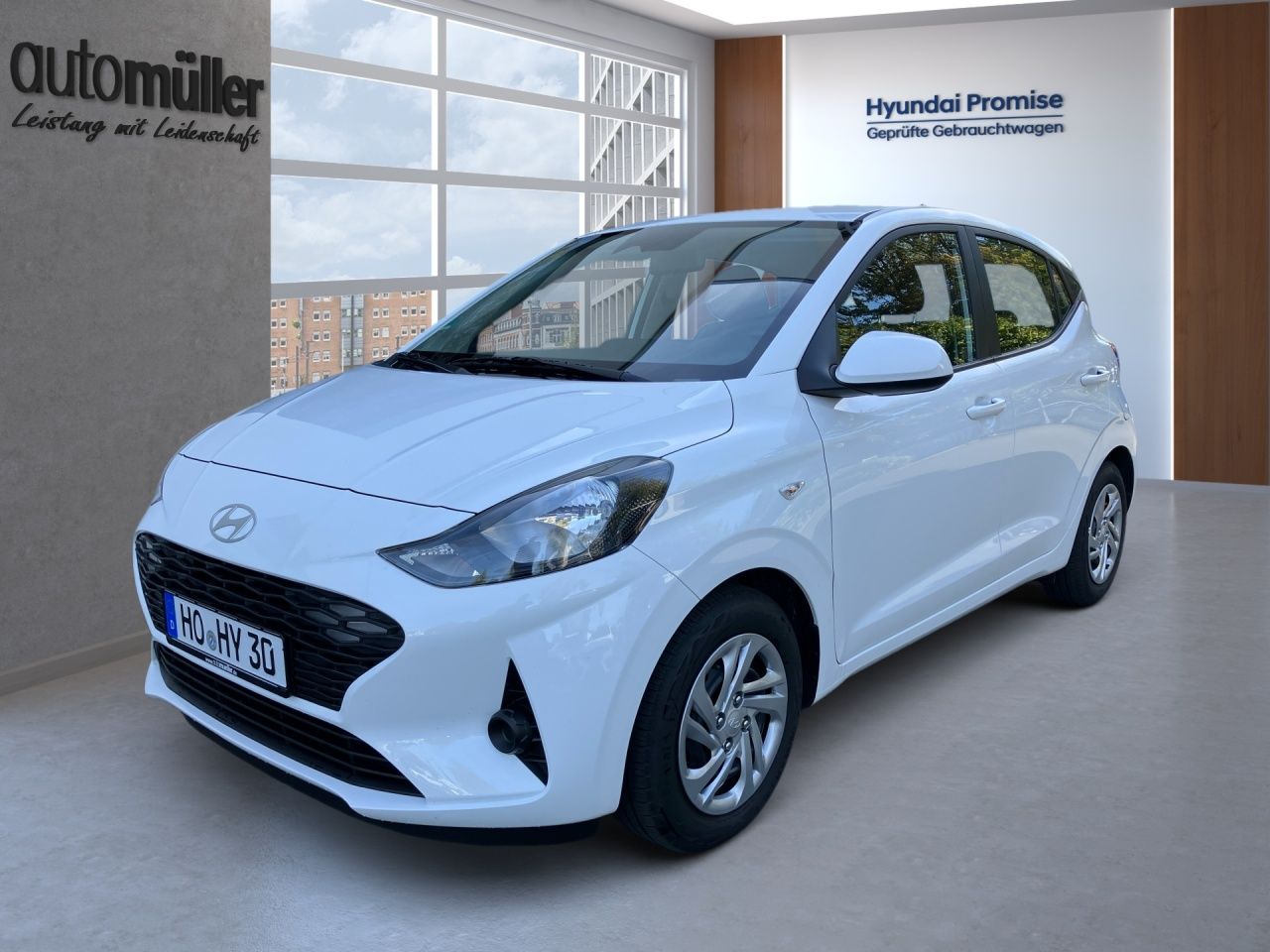Fahrzeugabbildung Hyundai i10 SELECT Fernlichtass. Kam. Navi PDC SpurH