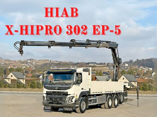 Volvo FMX 460  HIAB X - HIPRO 302 EP - 5 + FUNK/ 8x4