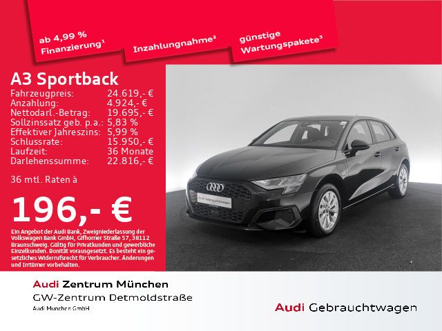 Audi A3 Sportback 40 TFSI e S tronic Navi+/Virtual+/L