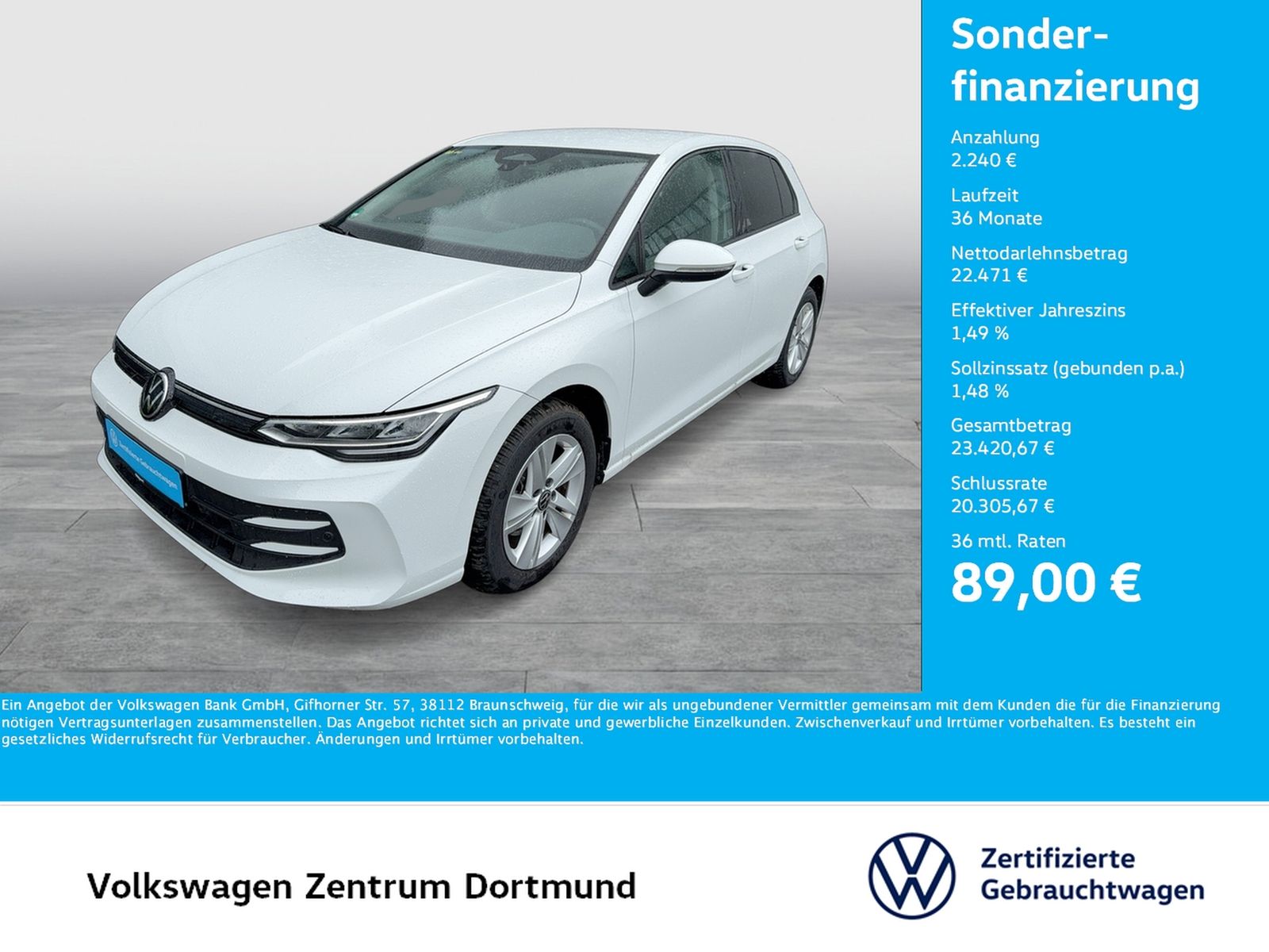 Volkswagen Golf VIII 1.5 eTSI LIFE CAM ACC CARPLAY SITZHEIZ foto 1