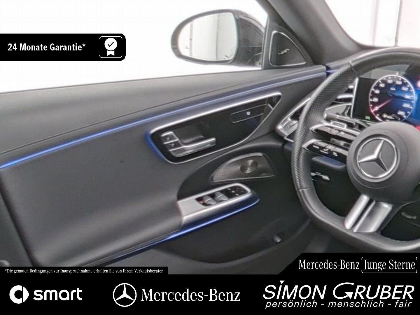 Fahrzeugabbildung Mercedes-Benz E 220 d AMG Night Pano Superscreen Burm 20 Zoll