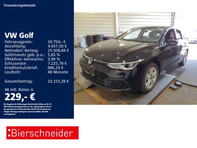 Volkswagen Golf 8 1.5 TSI Life LED+ NAVI SHZ CLIMATR