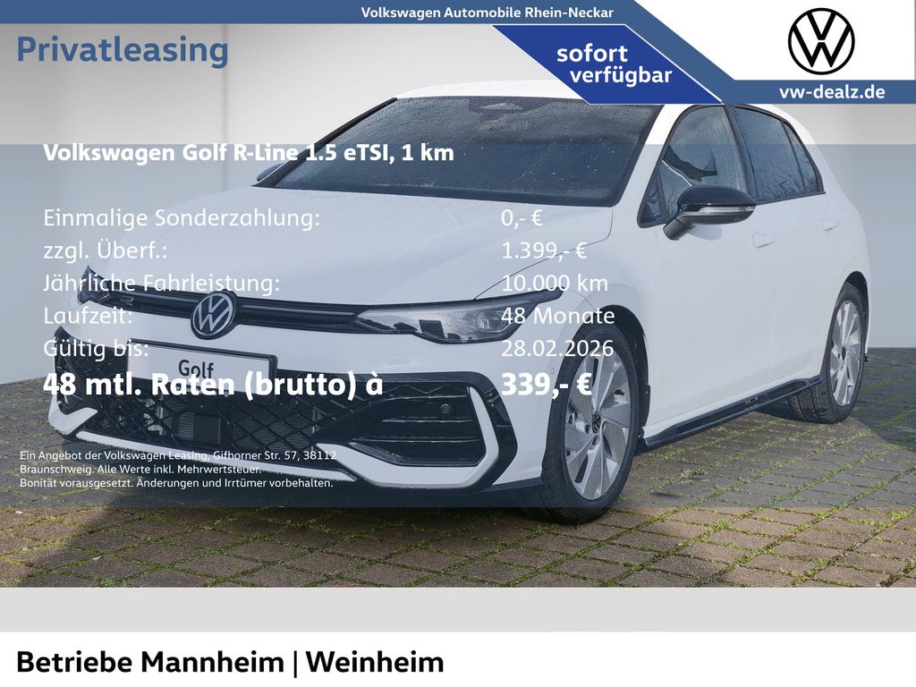 Golf R-Line 1.5 eTSI DSG NAVI AHK Winterräder