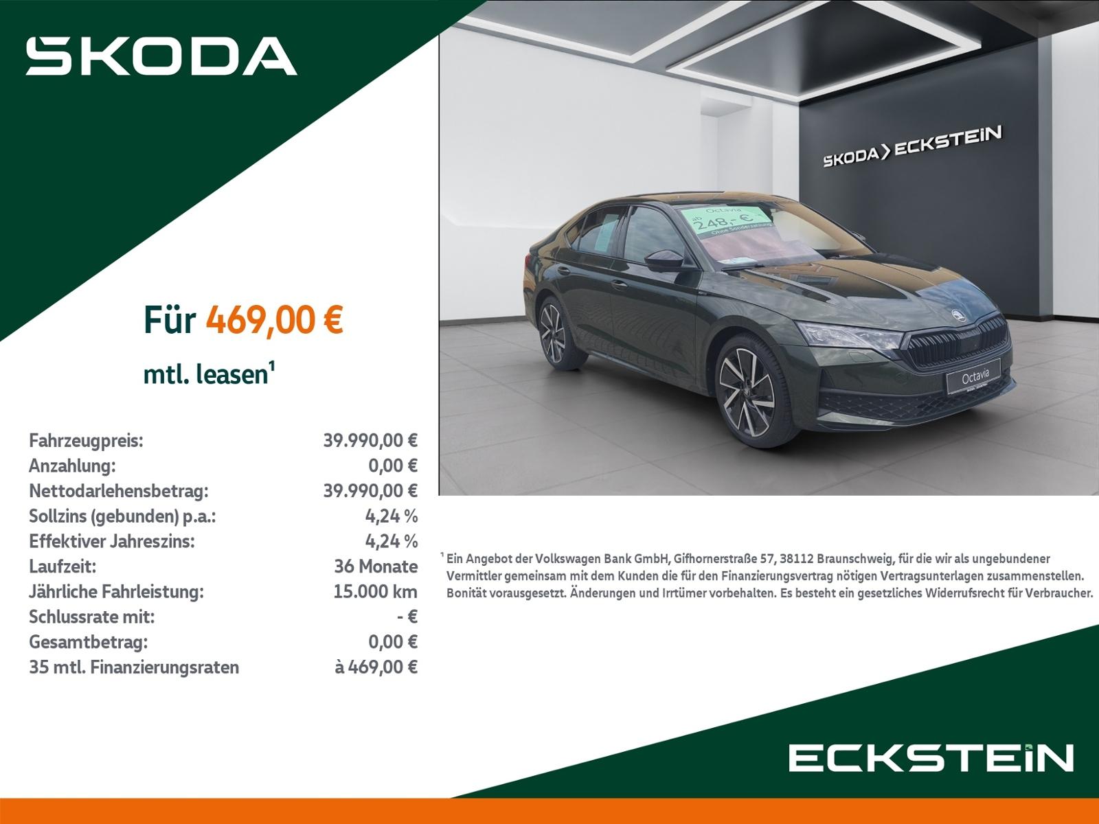 Skoda Octavia 1.5 TSI SportLine+Matrix+Winter+Fahras.