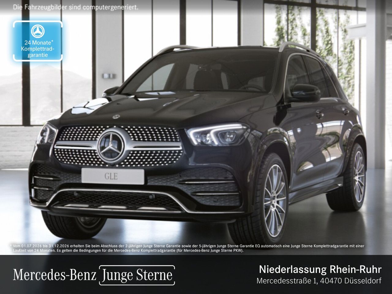 Mercedes-Benz GLE 350 e 4M AMG+PANO+LED+KAMERA+21"+SPUR+TOTW