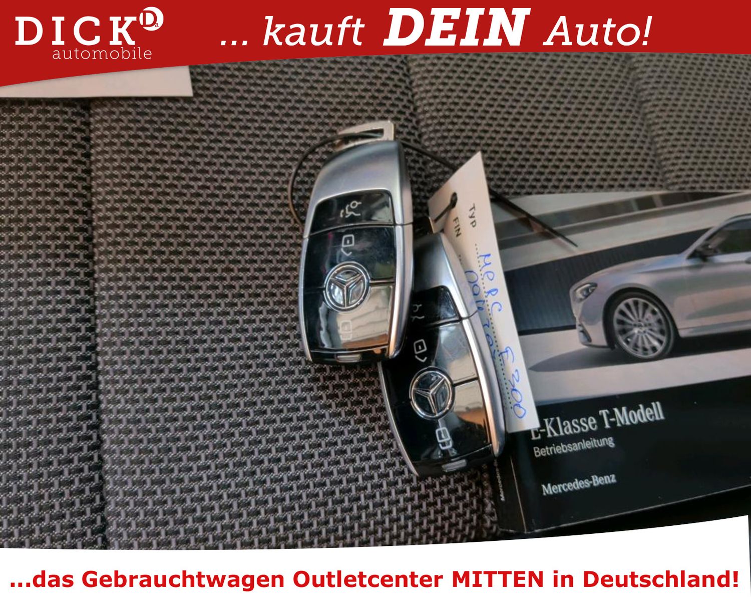 Fahrzeugabbildung Mercedes-Benz E 300de T 9G LED/ACC/NAVI/VIRTU/SHZ/MEMO/8Fa